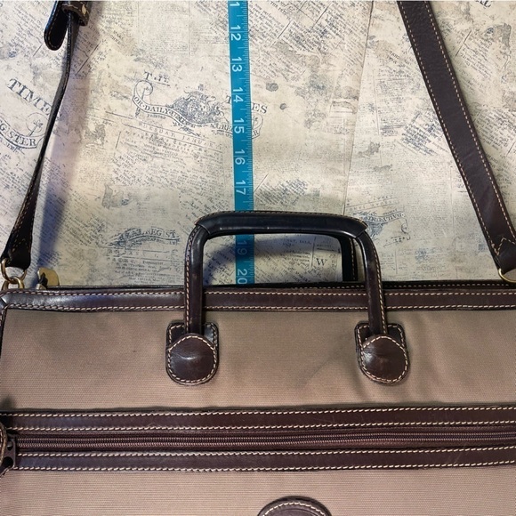 Gucci canvas and leather briefcase - laptop bag Vintage 50s - Picture 15 of 16